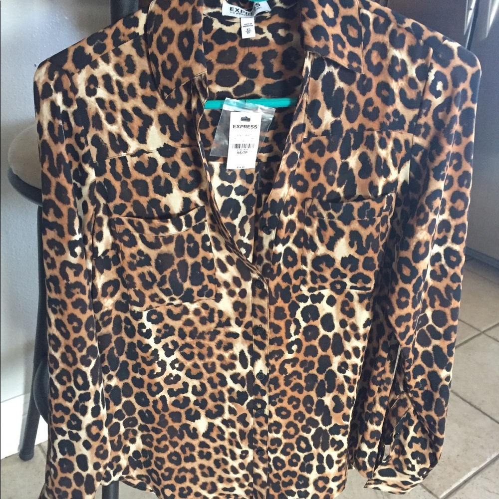 Express Portofino Dress XS shirt NWT